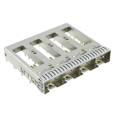 2169260-1 by TE Connectivity AMP Connectors - CONNECTOR SFP+ CAGE 1X4 PRESS-FIT R/A