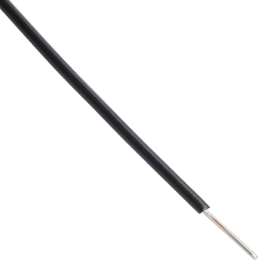 781801 BK005 by Alpha Wire - HOOK-UP SOLID 18AWG BLACK 100
