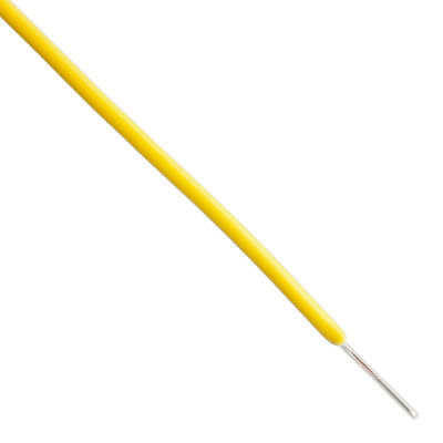1806 YL005 by Alpha Wire - HOOK-UP SOLID 28AWG YELLOW 100