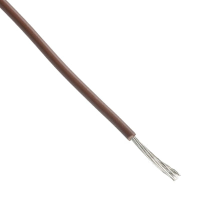 892419 BR005 by Alpha Wire - HOOK-UP STRND 24AWG BRN 100