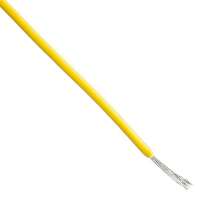 6712 YL005 by Alpha Wire - HOOK-UP STRND 24AWG YELLOW 100