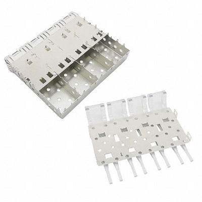 2170030-1 by TE Connectivity AMP Connectors - CONNECTOR SFP+ CAGE 1X4 PRESS-FIT R/A