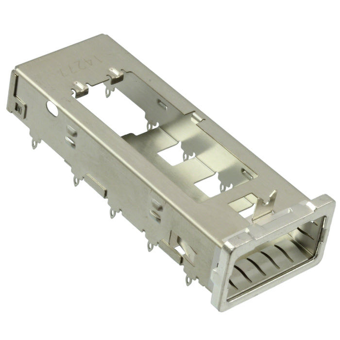 2170111-1 by TE Connectivity AMP Connectors - CONNECTOR QSFP+ CAGE PRESS-FIT R/A
