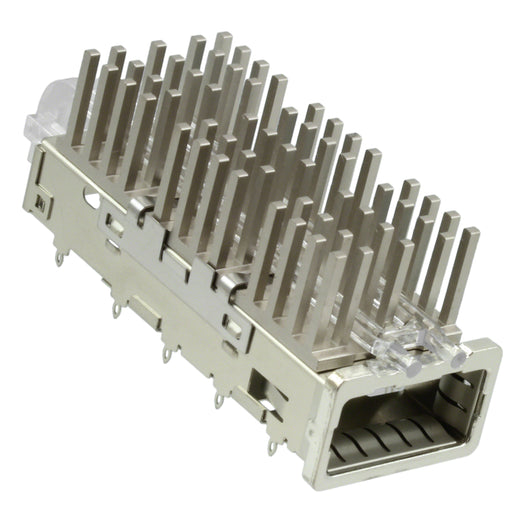 2170112-3 by TE Connectivity AMP Connectors - CONNECTOR QSFP+ CAGE W/HSINK PRESS RA