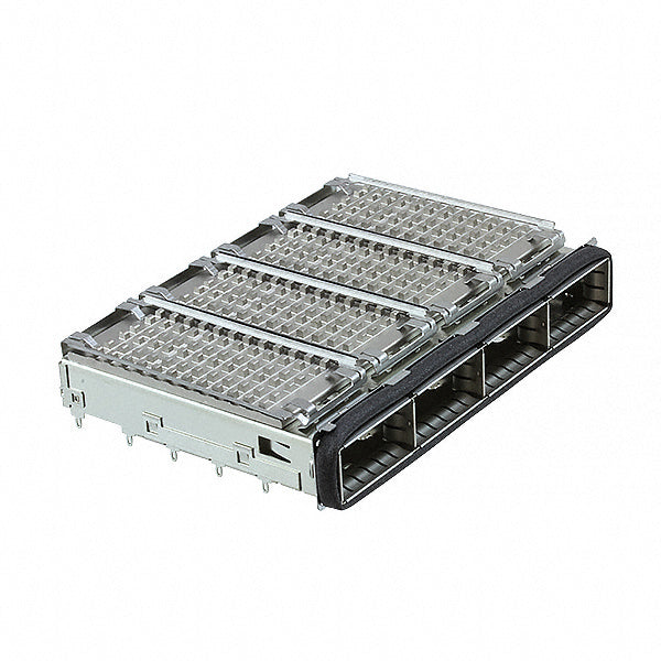 2170287-1 by TE Connectivity AMP Connectors - CONNECTOR QSFP+ CAGE 1X4 W/HSINK R/A