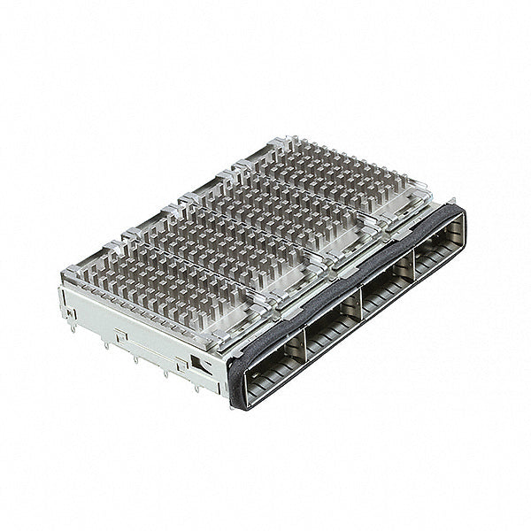 2170287-2 by TE Connectivity AMP Connectors - CONNECTOR QSFP+ CAGE 1X4 W/HSINK R/A