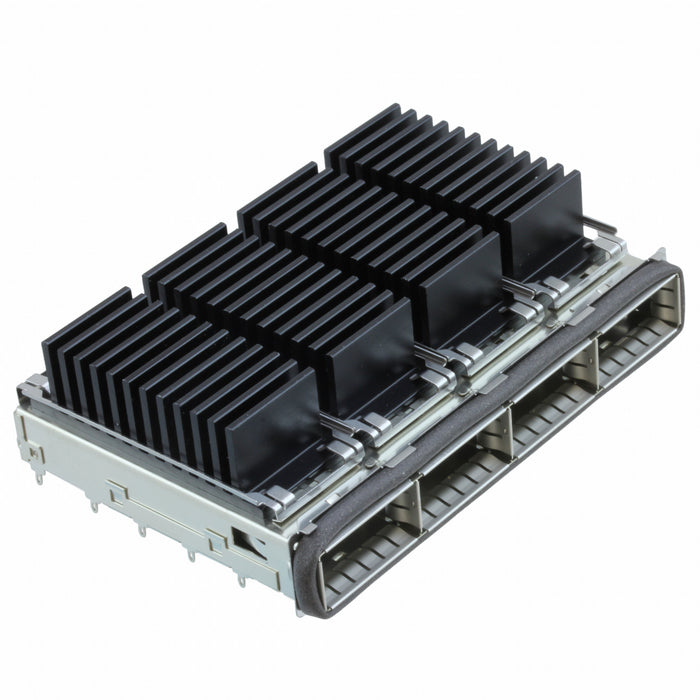 2170287-6 by TE Connectivity AMP Connectors - CONNECTOR QSFP+ CAGE 1X4 W/HSINK R/A