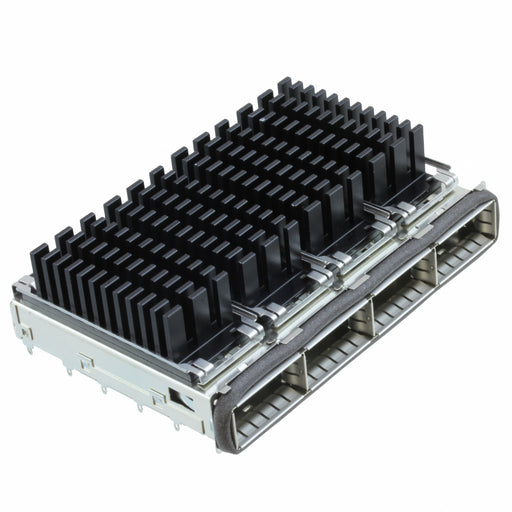 2170287-9 by TE Connectivity AMP Connectors - CONNECTOR QSFP+ CAGE 1X4 W/HSINK R/A
