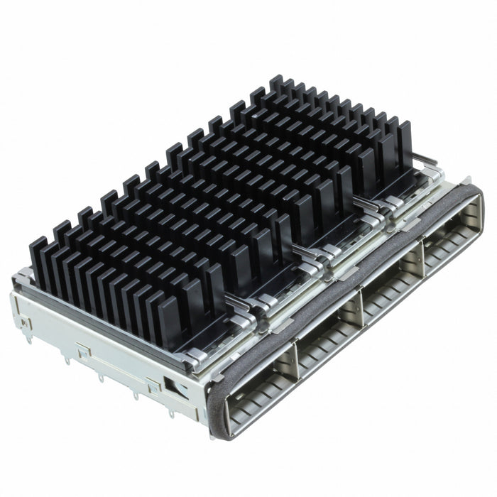 2170287-9 by TE Connectivity AMP Connectors - CONNECTOR QSFP+ CAGE 1X4 W/HSINK R/A