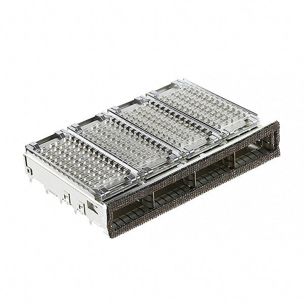 2170290-1 by TE Connectivity AMP Connectors - CONNECTOR QSFP+ CAGE 1X4 W/HSINK R/A