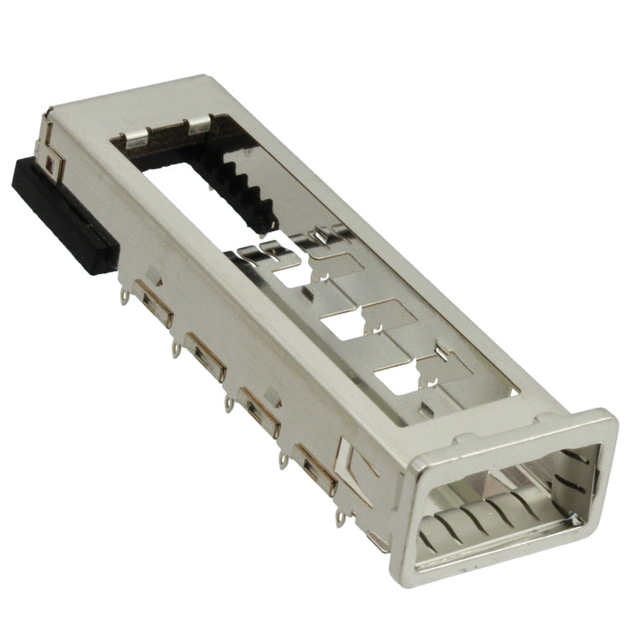 2170435-1 by TE Connectivity AMP Connectors - CONNECTOR XFP CAGE PRESS-FIT R/A