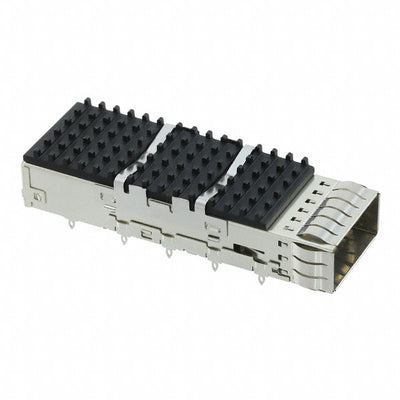2170704-4 by TE Connectivity AMP Connectors - CONNECTOR QSFP28 CAGE W/HSINK R/A