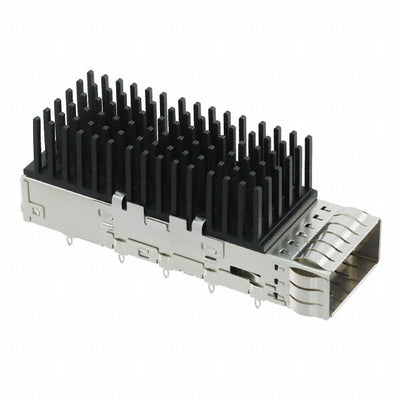 2170704-6 by TE Connectivity AMP Connectors - CONNECTOR QSFP28 CAGE W/HSINK R/A