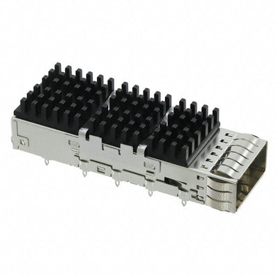 2170753-2 by TE Connectivity AMP Connectors - CONNECTOR QSFP28 CAGE W/HSINK R/A