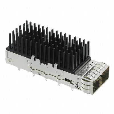 2170704-9 by TE Connectivity AMP Connectors - CONNECTOR QSFP28 CAGE W/HSINK R/A