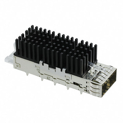 2170705-3 by TE Connectivity AMP Connectors - CONNECTOR ZQSFP+ CAGE W/HSINK R/A