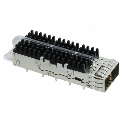 2170705-8 by TE Connectivity AMP Connectors - CONNECTOR ZQSFP+ CAGE W/HSINK R/A