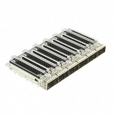 2170708-1 by TE Connectivity AMP Connectors - CONNECTOR ZQSFP+ CAGE 1X6 W/HSINK R/A