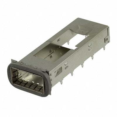 2170752-1 by TE Connectivity AMP Connectors - CONNECTOR ZQSFP+ CAGE W/HSINK R/A