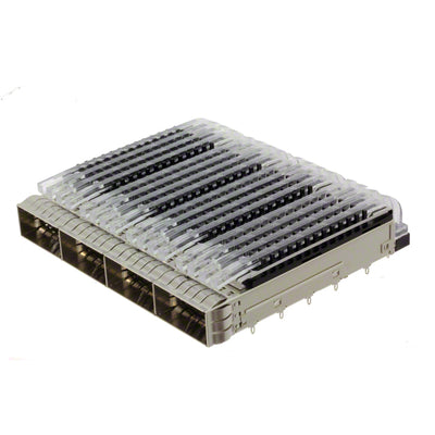 2170790-1 by TE Connectivity AMP Connectors - CONNECTOR QSFP28 CAGE 1X4 W/HSINK R/A