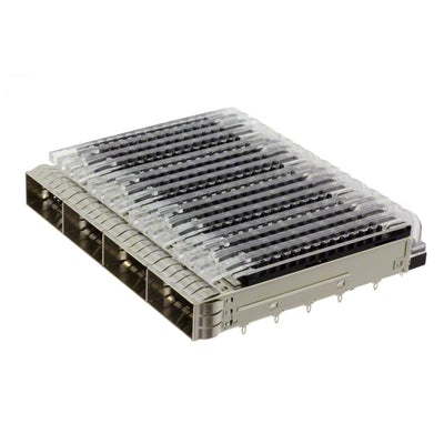 2170790-4 by TE Connectivity AMP Connectors - CONNECTOR QSFP28 CAGE 1X4 W/HSINK R/A