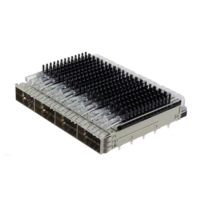2170790-5 by TE Connectivity AMP Connectors - CONNECTOR QSFP28 CAGE 1X4 W/HSINK R/A