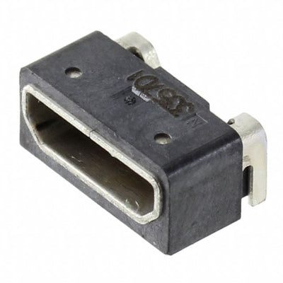 2173157-2 by TE Connectivity AMP Connectors - CONNECTOR RECPT USB2.0 MICRO B SMD R/A