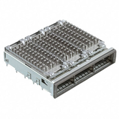 2174769-2 by TE Connectivity AMP Connectors - CONNECTOR QSFP+ CAGE 1X3 W/HSINK R/A