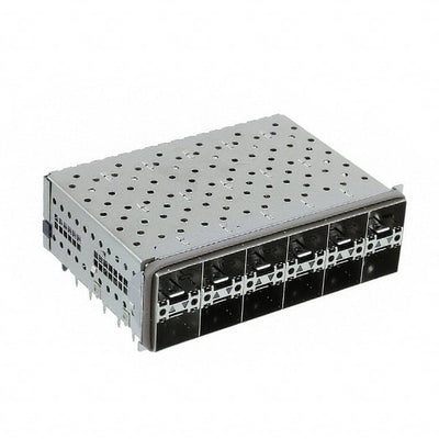 2180640-1 by TE Connectivity AMP Connectors - CONNECTOR SFP+ RCP W/CAGE 2X6 240P RA