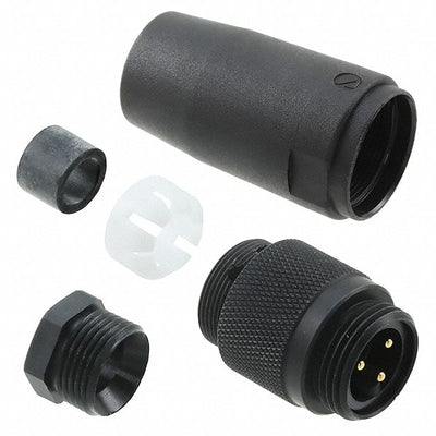 219LR11 NC032 by Alpha Wire - CONNECTOR PLUG MALE 3POS GOLD SCREW