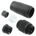 219LR11 NC032 by Alpha Wire - CONNECTOR PLUG MALE 3POS GOLD SCREW