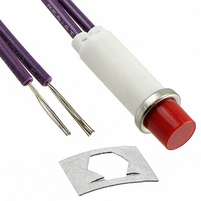 2194A1-28V by Visual Communications Company - VCC - LAMP NEON INCAND RED PNL MNT