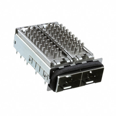 2198224-2 by TE Connectivity AMP Connectors - CONNECTOR SFP+ CAGE 1X2 W/HSINK R/A