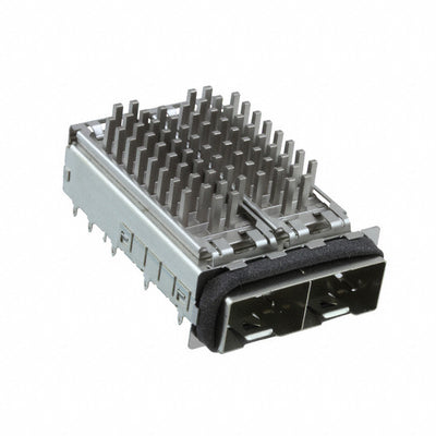 2198224-3 by TE Connectivity AMP Connectors - CONNECTOR SFP+ CAGE 1X2 W/HSINK R/A