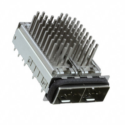 2198224-4 by TE Connectivity AMP Connectors - CONNECTOR SFP+ CAGE 1X2 W/HSINK R/A