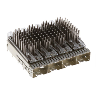 2198233-4 by TE Connectivity AMP Connectors - CONNECTOR SFP+ CAGE 1X4 W/HSINK R/A