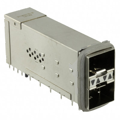 2198318-2 by TE Connectivity AMP Connectors - CONNECTOR ZSFP+ RCP W/CAGE 2X1 40P RA