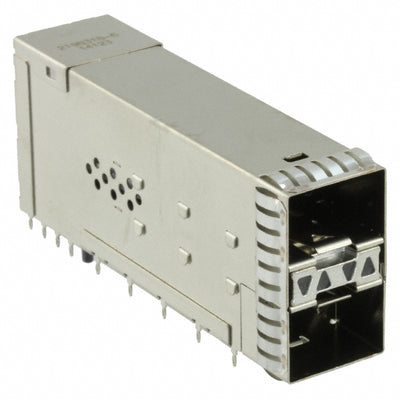 2198318-6 by TE Connectivity AMP Connectors - CONNECTOR ZSFP+ RCP W/CAGE 2X1 40P RA