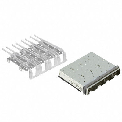 2227729-1 by TE Connectivity AMP Connectors - CONNECTOR ZSFP+ CAGE 1X4 PRESSFIT R/A