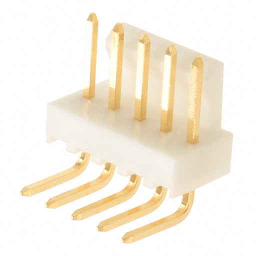 0022122054 by Molex - CONNECTOR HEADER R/A 5POS 2.54MM