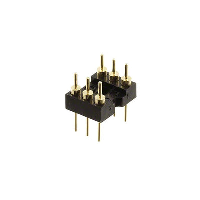 220-1-06-003 by CNC Tech - CONNECTOR HDR DIP MALE PIN 6POS GOLD