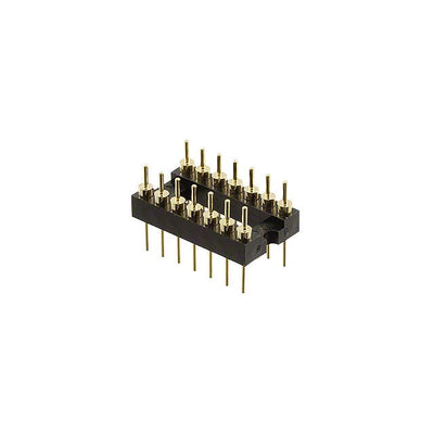 220-1-14-003 by CNC Tech - CONNECTOR HDR DIP MALE PIN 14POS GOLD