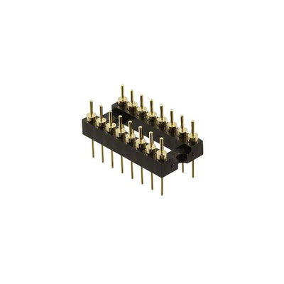 220-1-16-003 by CNC Tech - CONNECTOR HDR DIP MALE PIN 16POS GOLD