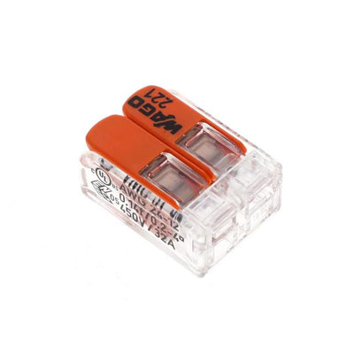 221-412/996-010 by WAGO Corporation - SPLICE LEVER 24-12AWG 2POS 10PCS