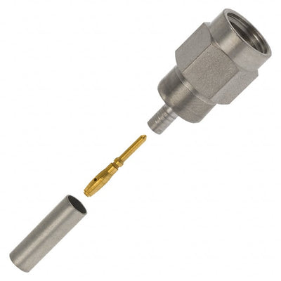 5-225532-8 by TE Connectivity Aerospace, Defense and Marine - CONNECTOR SMA PLUG STR 50 OHM CRIMP