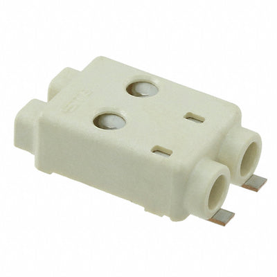 2213301-2 by TE Connectivity AMP Connectors - CONNECTOR SSL RCPT 2POS 4MM SOLDER