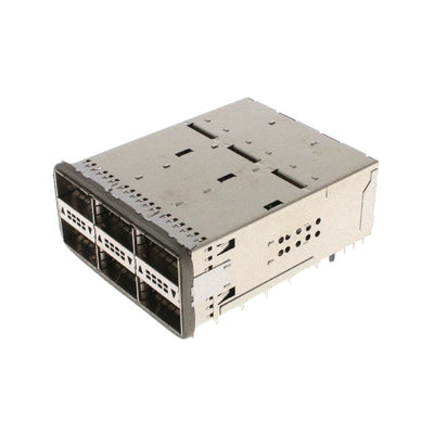 2214565-2 by TE Connectivity AMP Connectors - CONNECTOR ZQSFP+ RCP CAGE 2X3 228P RA
