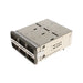 2214565-2 by TE Connectivity AMP Connectors - CONNECTOR ZQSFP+ RCP CAGE 2X3 228P RA