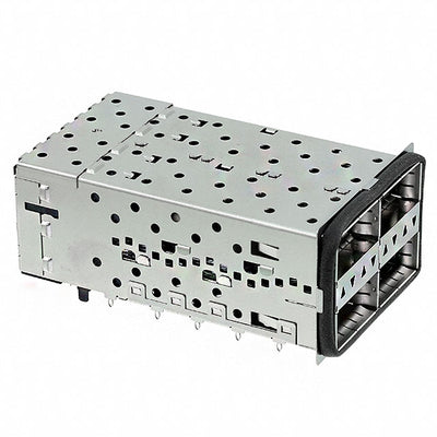 2214574-3 by TE Connectivity AMP Connectors - CONNECTOR QSFP+ RCPT CAGE 1X4 152P RA