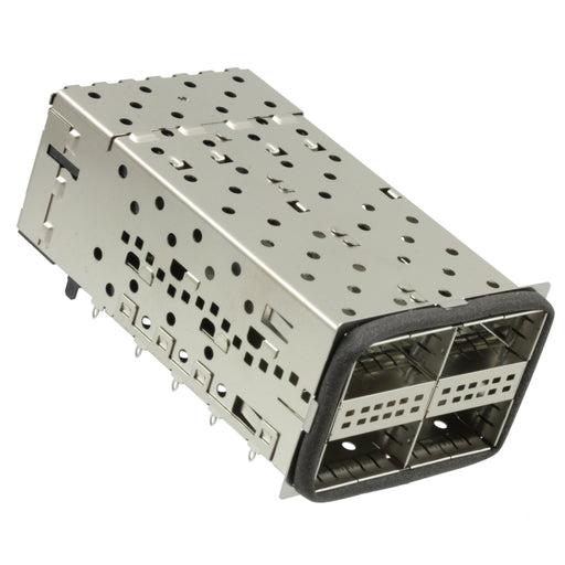 2214574-4 by TE Connectivity AMP Connectors - CONNECTOR QSFP+ RCPT CAGE 1X4 152P RA